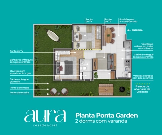 Planta Aura Planta - Aura Residencial